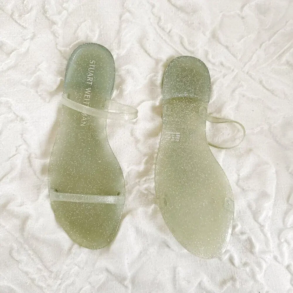 Stuart Weitzman Sawyer Slide Size 9 New $110